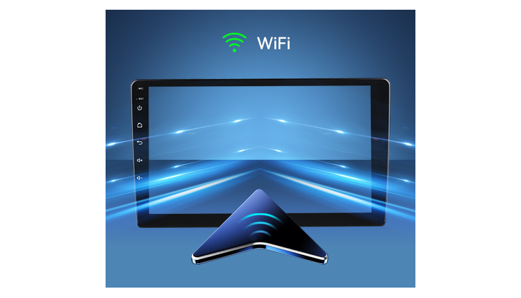 9 Inch Double Din Android Car Stereo 4 Core Wifi Multimedia GPS