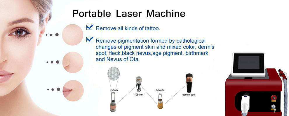 1064nm Laser Pigmentation Removal Machine , Yag Tattoo Removal Machine For Salon