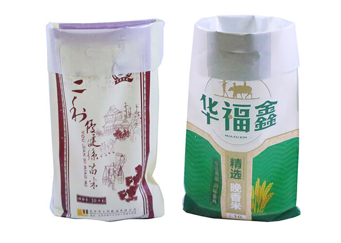Bopp Laminated 25 kg Fertilizer Packaging Bags Heavy Duty Pp Woven Bag Side Gusset