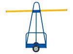 150KGS Heavy Duty Plasterboard Trolley Fab Custom Steel Fabrication