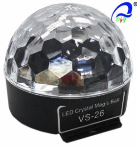 China Sound Crystal Led Magic Ball Light , Olympic Circles Multi Colored Christmas Lights wholesale