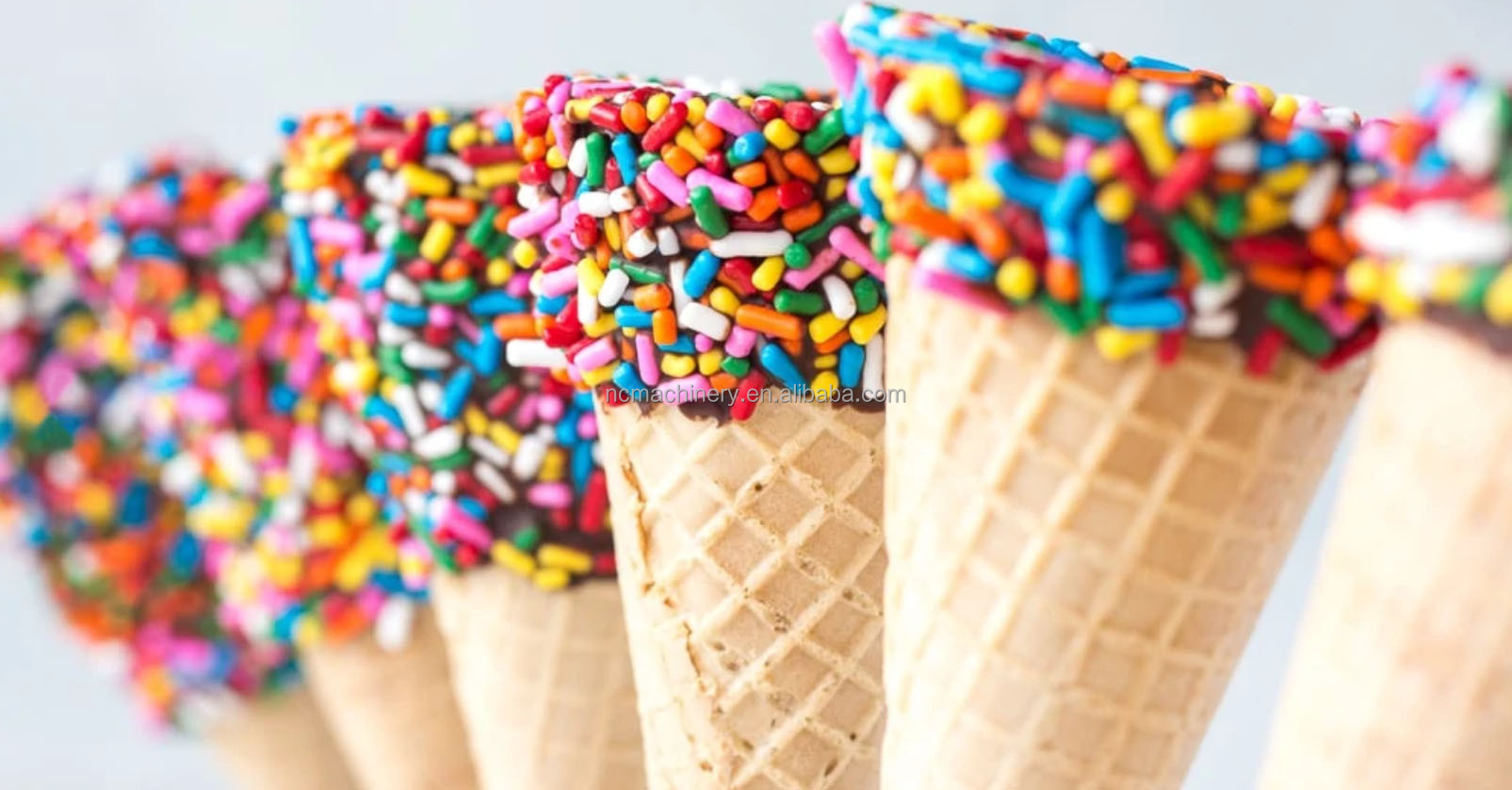 Semi Auto 80L Ice Cream Cone Making Machine for Bakery Production Line Equipment