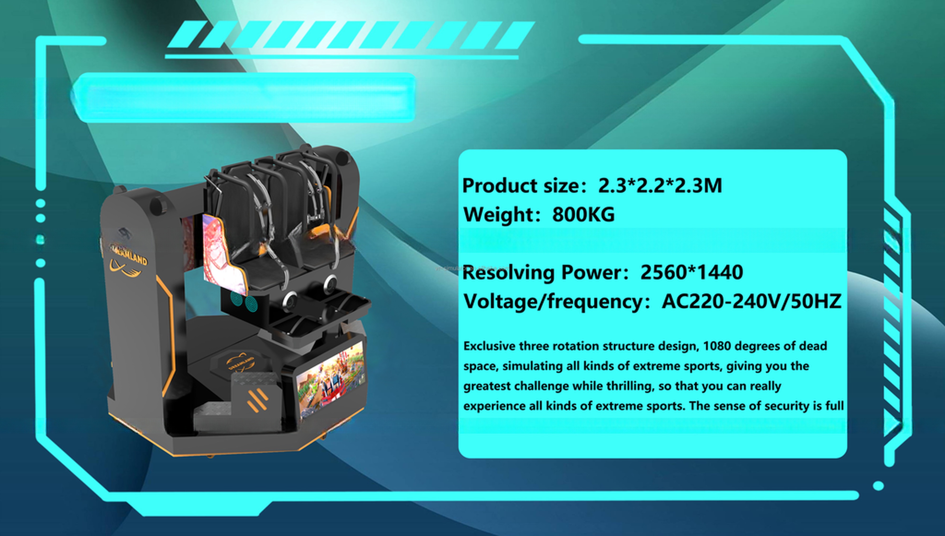 Dreamland hot sale amusement park products 2 players vr egg chair 9d vr cinema vr games virtual reality
