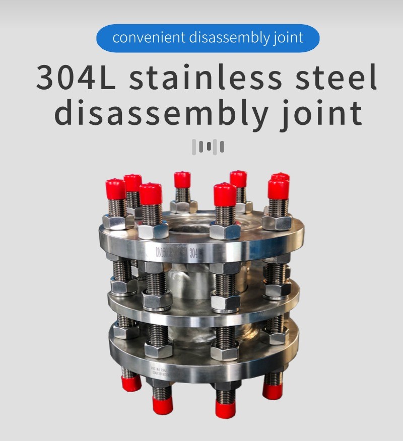 Pipe Fitting Double Flange Flexible Coupling Carbon Steel Dismantling Joint 304 316 Stainless Steel Double Flange Disassembly Joint