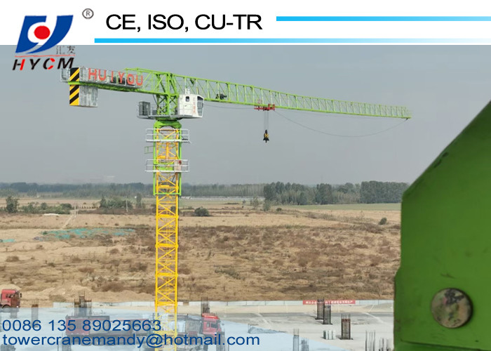 380V/60Hz Hydraulic Tower Crane 60m Arm Topless Types of Tower Crane 11.7m Counter Jib Electric Tower Crane