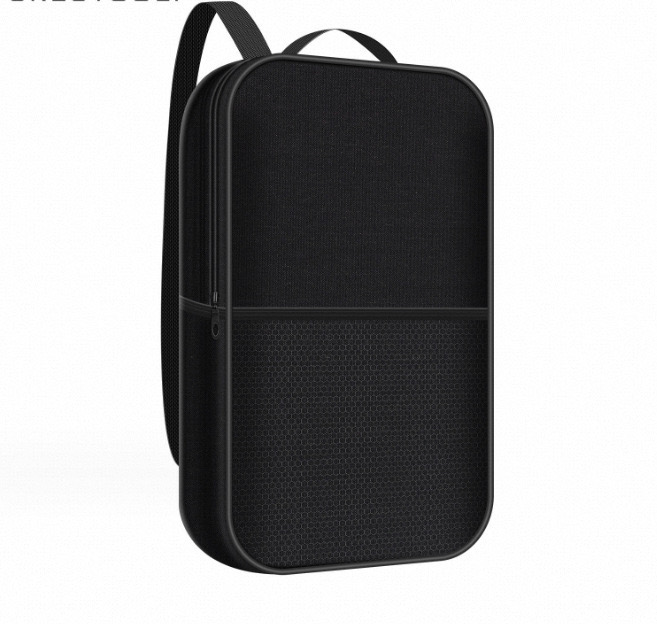 Black Pickleball Paddle Bag Waterproof Oxford Cloth Bag For Outdoor Activities