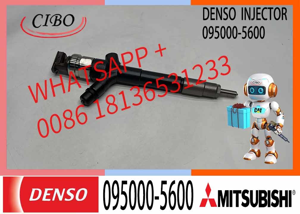 095000-5600 1465A041 Fuel Injector Common Rail Injector for D-E-NSO 5600 Mit-sub-ishi L200 4D56 Eu-ro4