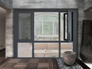 China Customizable Soundproof / Insulated Aluminum Casement Windows for Office Buildings wholesale
