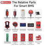 LiFePO4 Battery Pack Smart Daly BMS 3s 4s 36v 48v 100A 200A 16s 12v for 3.2v