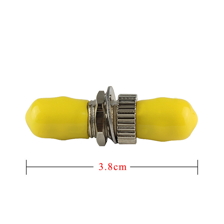 1510nm Simplex ST ST Coupler Fiber Optic Flange