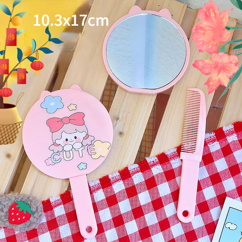 Customizable Makeup Compact for Everyday Mini Pocket Square Vanity Cosmetic Mirror