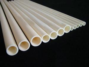 China Chemical Resistance Alumina Ceramic Tube , 1600 ℃ High Temperature Ceramic Tube wholesale