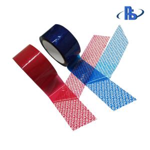 China Water Resistant Security Seal Tape Strong Adhesive PET Tamper Security Tape wholesale