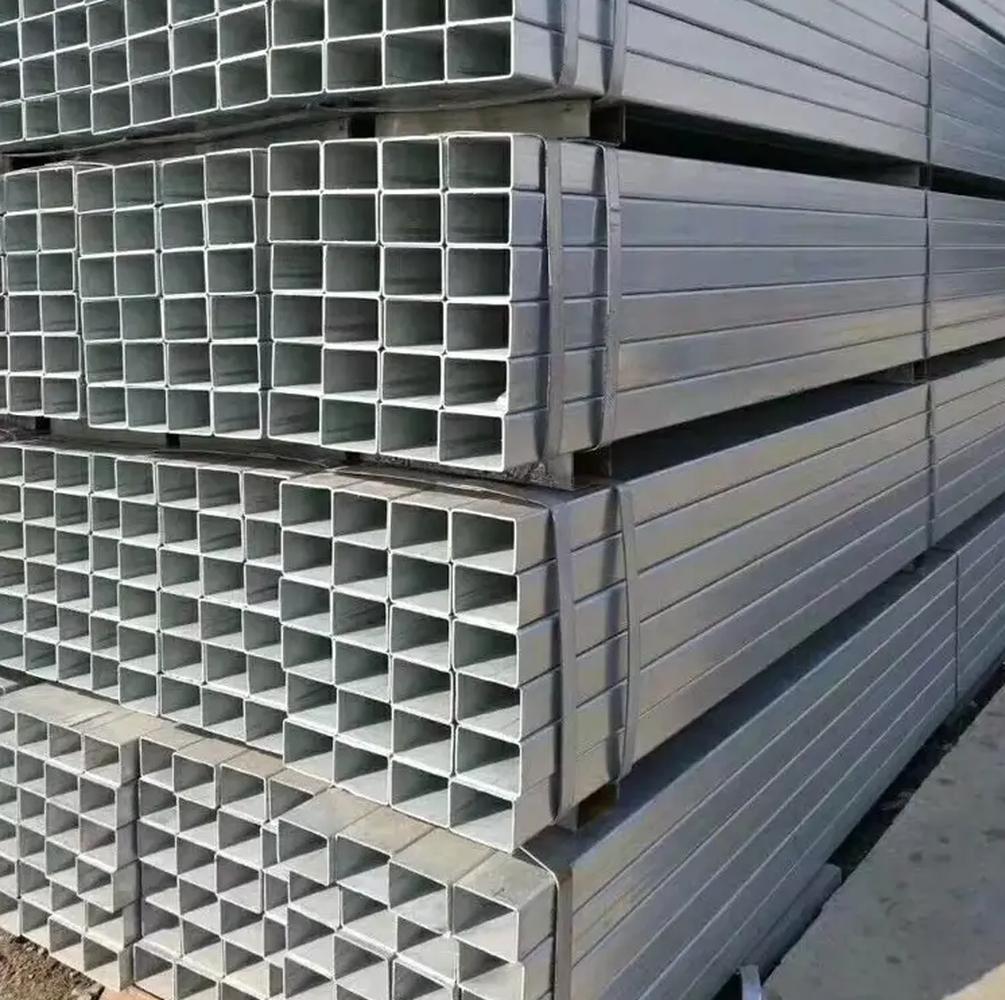 Non-oiled ASTM A500 Steel 100x100 Galvanized Square Tube Hollow Section Rectangular Pipe