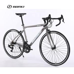 China GOMID Simulated Carbon Fiber Road Bike Custom Bicycle Gear Cycle for Man Racing Bicicletas 700C Roadbike OEM Alloy Bisiklet wholesale