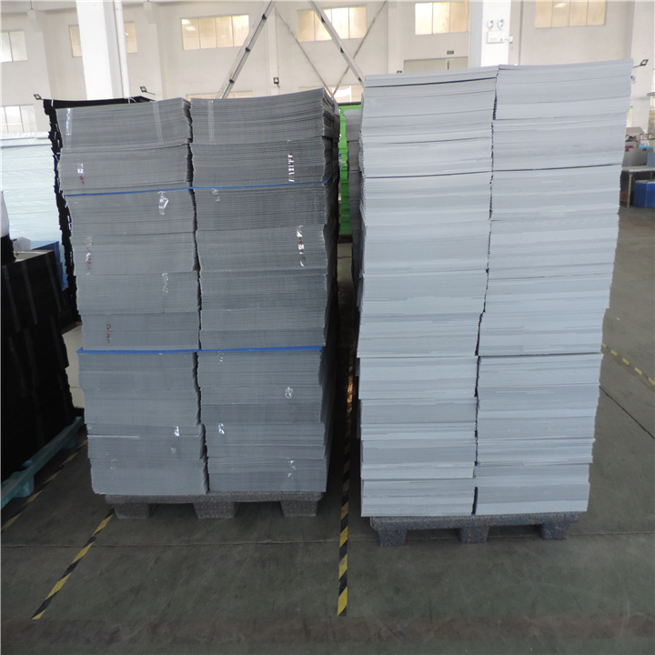 SGS Antistatic PP Hollow Corrugated Sheet Black Color