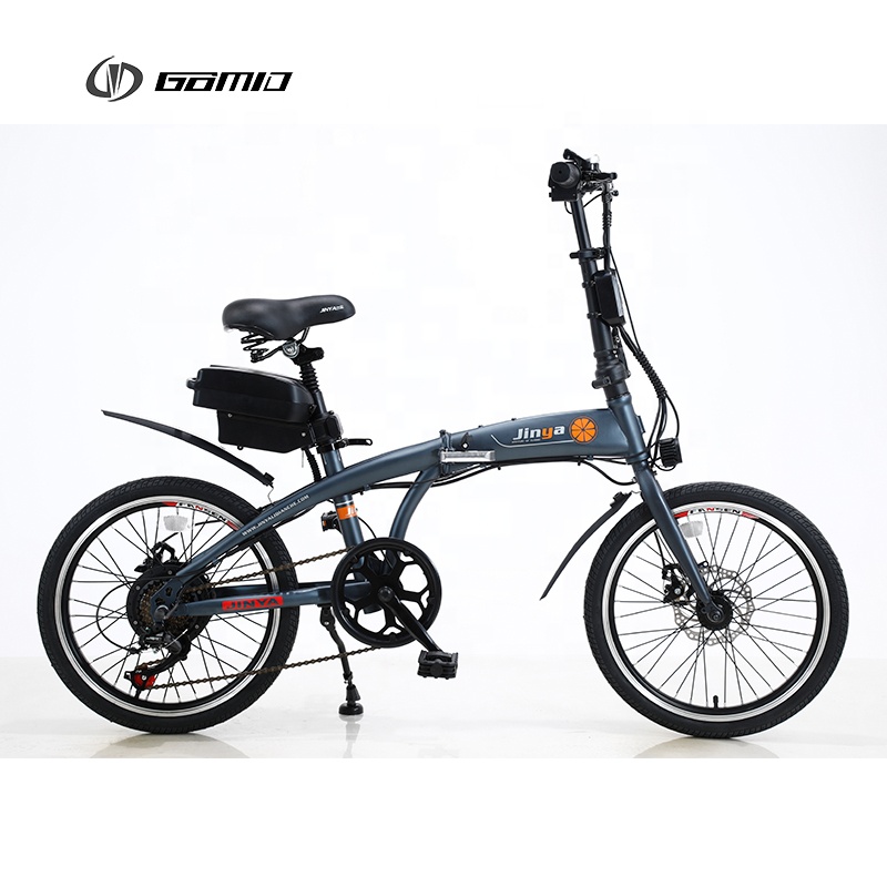 Lightweight and Portable Electric City Bicycle with High Capacity Battery Foldable