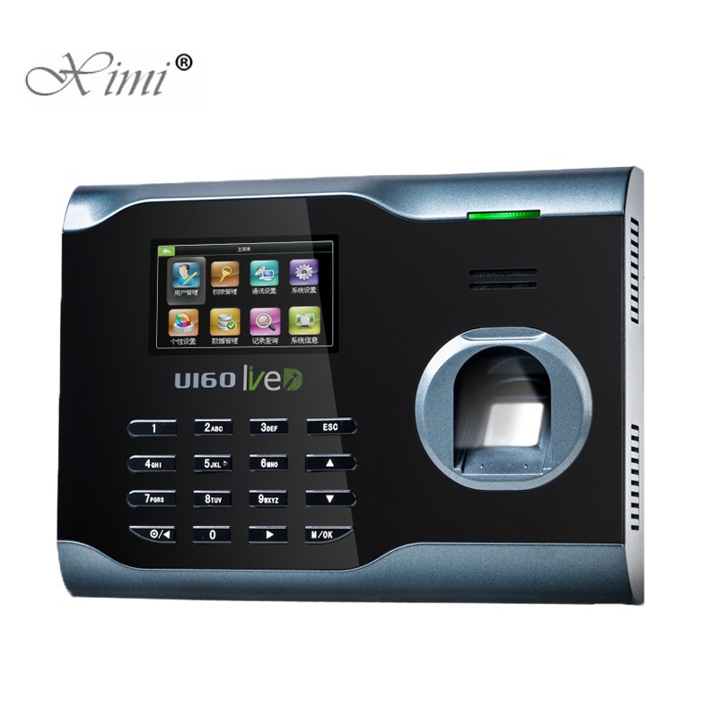 U160 Fingerprint Attendance With 125KHZ RFID Card Reader WIFI TCP/IP Fingerprint Time Clock Biometric Time Recorder