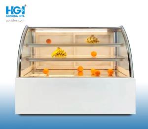 China CCC Tabletop Bakery Cake Display Showcase CFC Free 580W wholesale