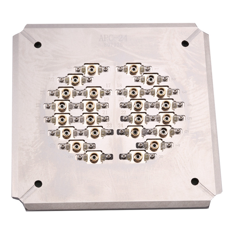 Max 24 Connectors Fc Apc Fixture for ZrO2 Ceramic Ferrules
