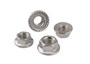 China FN Stainless Steel Flange Nut 3/8-16 HDG Flange Nut Bolt wholesale