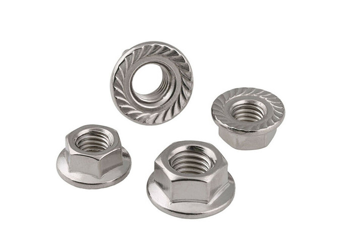 SS304 Shank Bolt Nut Carbon Steel M6 Flange Nut HDG Customized