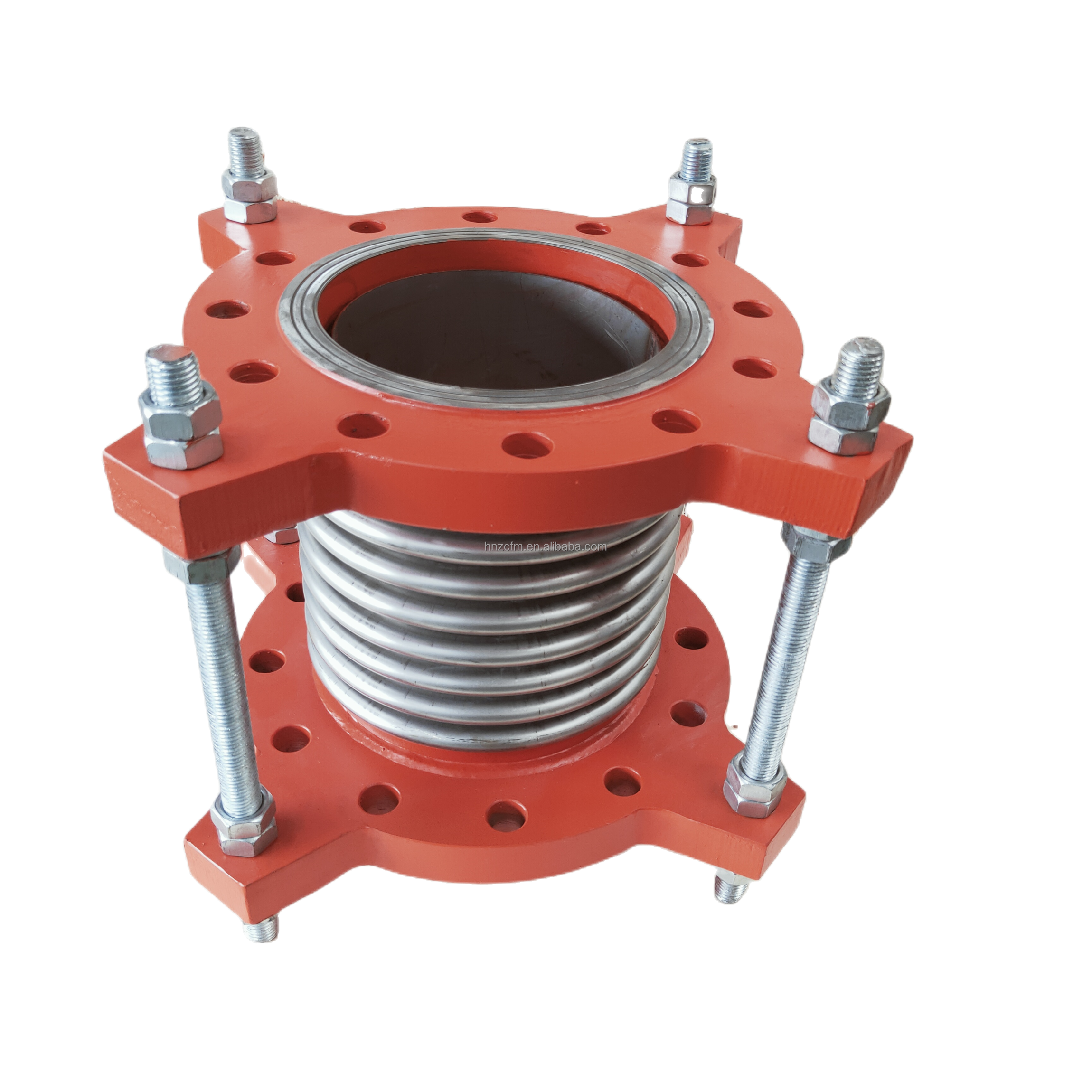 8" High Pressure Ptfe Bellows Expansion Joints Stainless Steel Flange Steam Chemical