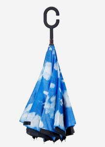 China Reversible Windproof Umbrella With Rubber Handle wholesale