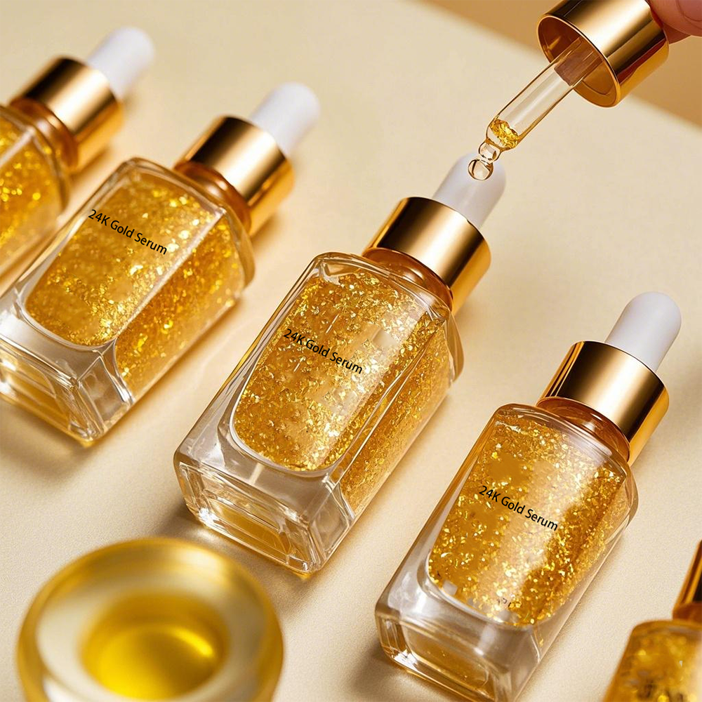 24k Gold Serum Facial Essence Whitening Skin Care Products Collagen Serums Face Organic Vitamin C