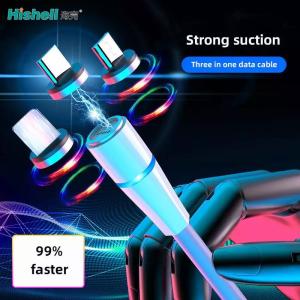 China Multiscene Lightning Magnetic Mobile Charging Cable PVC Material wholesale