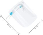 Eye Glasses Full Cover Plastic Clear Face Shield Visor