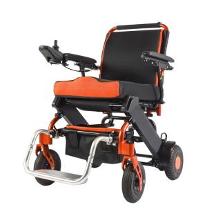 China ISO 100KG Load Lightweight Folding Electric Wheelchair wholesale