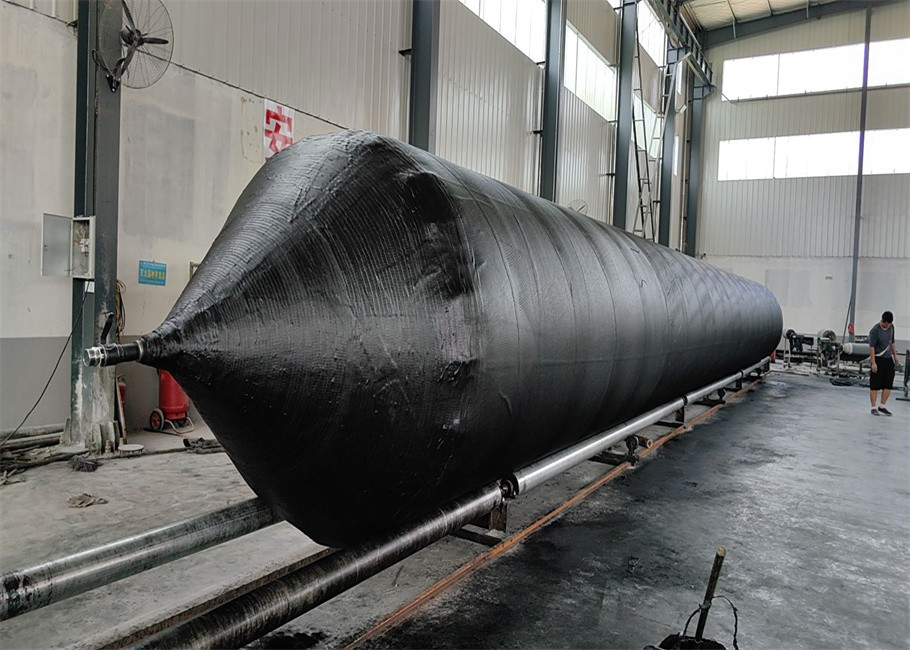 Marine Rubber Black Ship Launching Airbag 1.5x16m