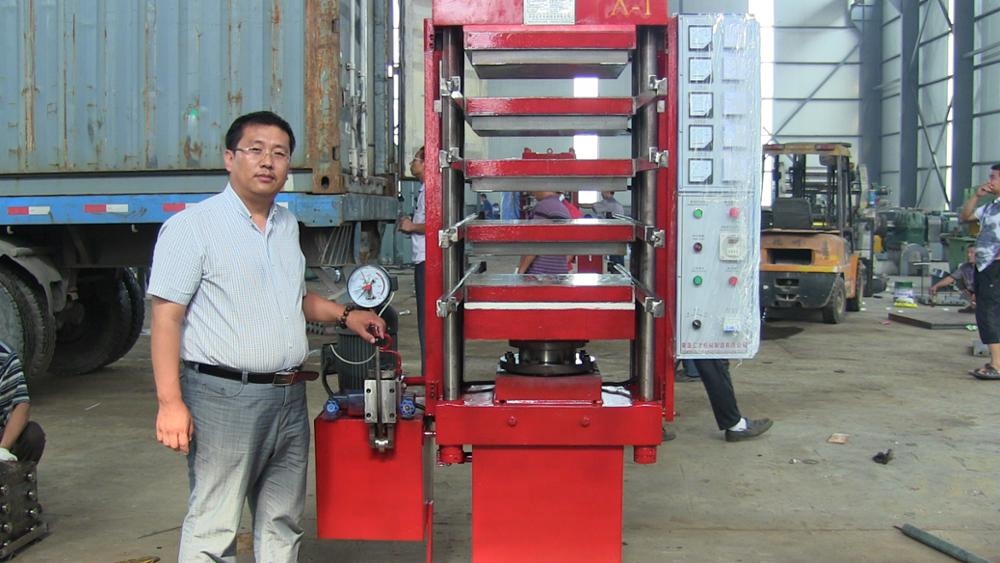 380V 50HZ Rubber Tile Making Machine for Building Material Shops Production Line