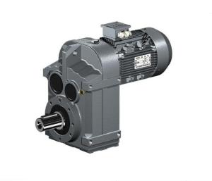 China OEM Parallel Shaft Helical Gear Reducer Gearmotor 1:80 Ratio For Bucket Elevator wholesale