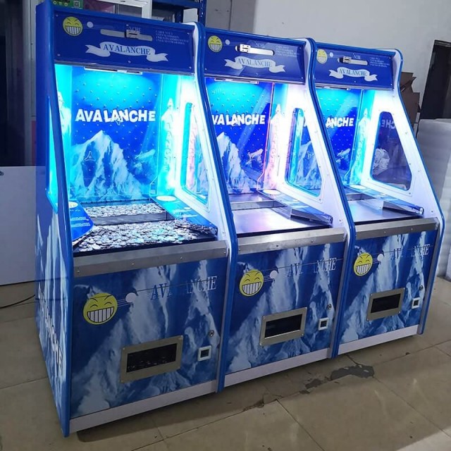 OEM Electronic Mini Bonus Hole Quarter Machine Coin Pusher 110V