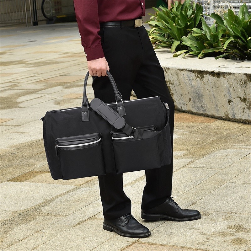 Business Custom Travel Garment Bag Duffel Carry On Hanging Nylon 420D 22X10X13"