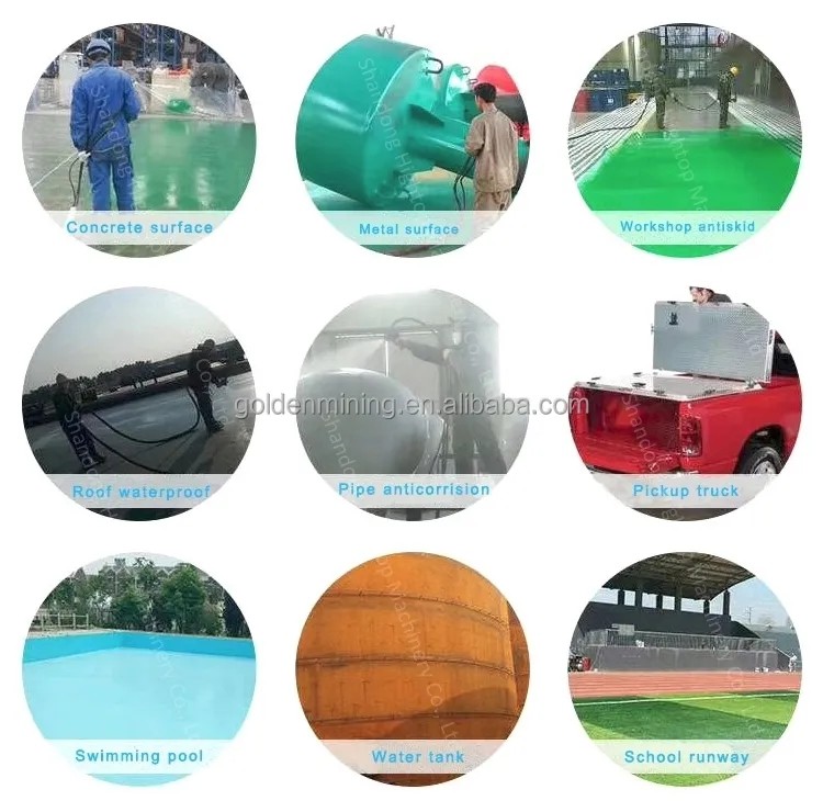 18kw Polyurea Spray Machine USA Car Bed Lining Polyurea Coating Equipment H800