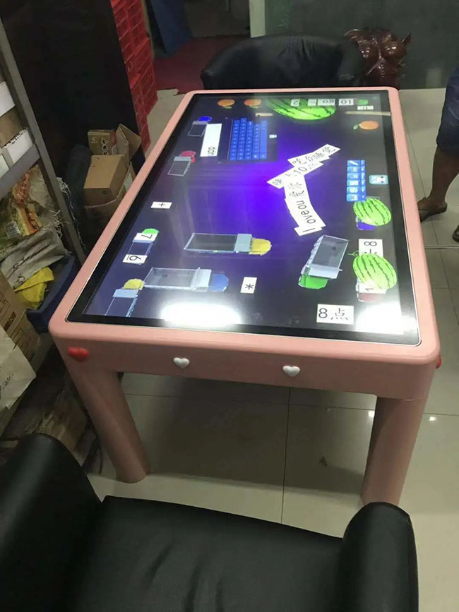 Smart Touch Interactive Screen Table Capacitive Multimedia Touch Table All In One Touch Screen Coffee Table
