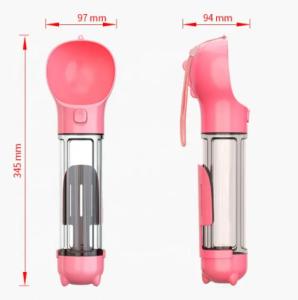 China Multifunctional Portable Dog Water Bottle Leakproof Retractable Lightweight Pet Water Dispenser Bottle wholesale