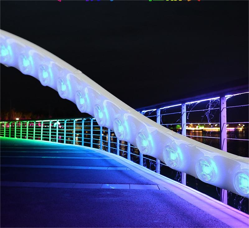 20mm Facade LED Wall Washer Strip Light Outdoor IP67 Multiple Angles
