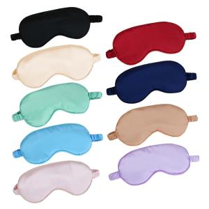 China Halfmoon 22 Momme 100 Mulberry Silk Sleep Mask Night Use wholesale
