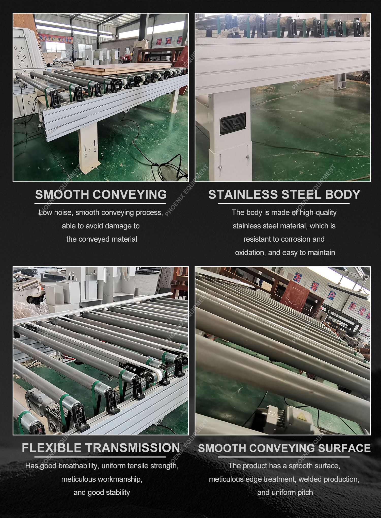 Performance Automatic Roller Conveyor Furniture Assembly Line for Customized Bed Table