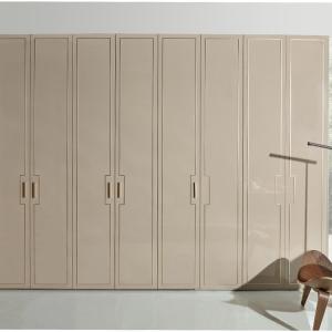 China Acrylic Face Modern Wardrobe Closets Modern Clothes Cabinet With Drawers wholesale