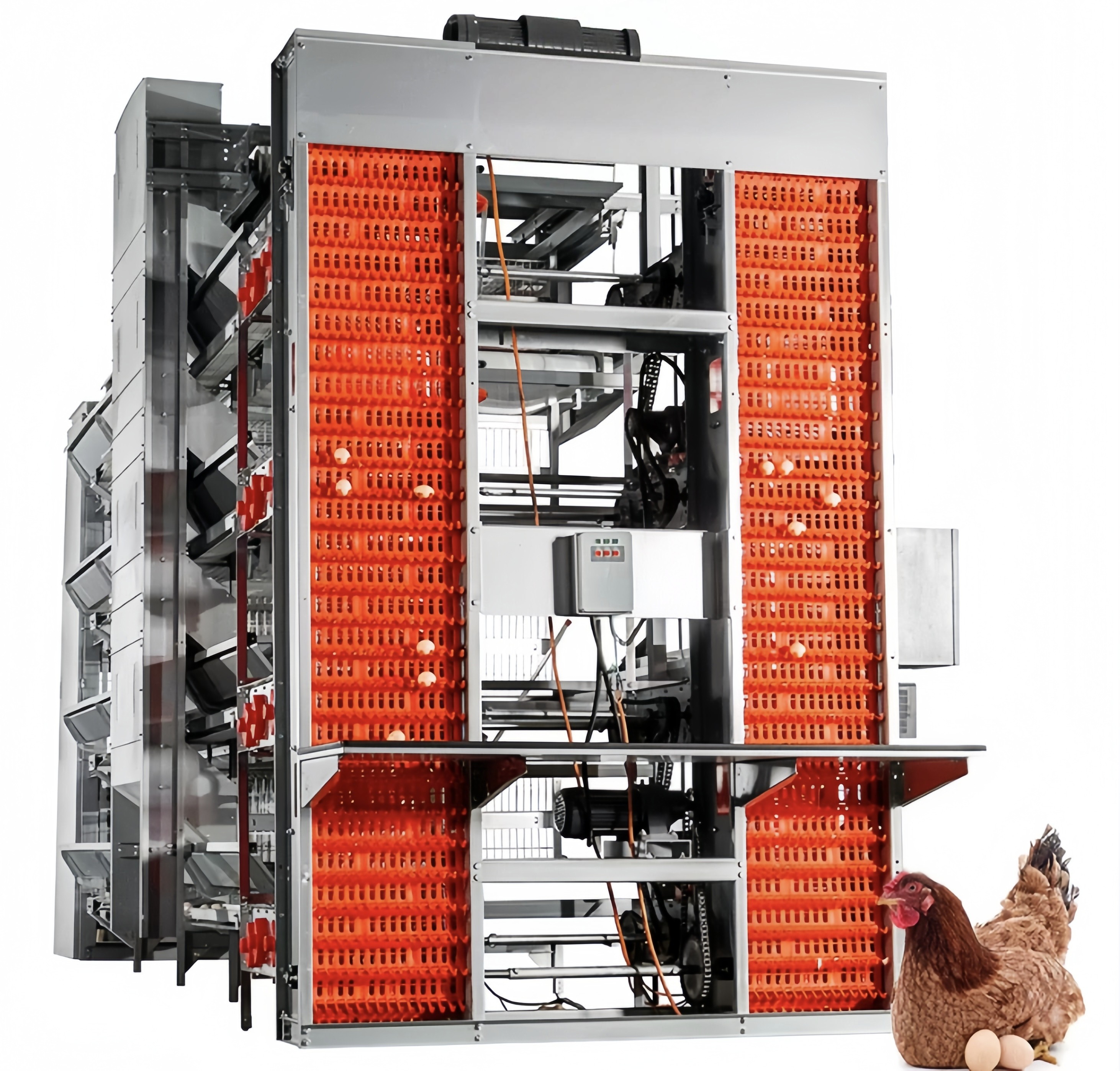 Automatic Layer Battery Chicken Cages 4 Tiers 5 Tiers Agricultural Poultry Farming Cage