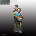 corrugated paper POP person figure cardboard standee