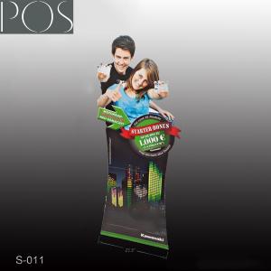 China corrugated paper POP person figure cardboard standee wholesale