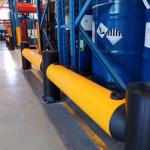 B21 Rackend Anti-Collision Guardrails Warehouse Safety Barrier Traffic