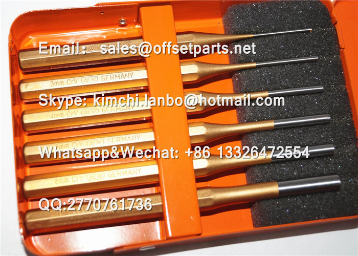 pin punch set imported high quality offset press printing machine consumable parts