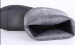 OEM Dark Green Safety Rain Boots PVC Insulated Steel Toe Rubber Boots